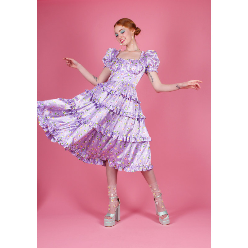 Thumbnail of Falling Pansy Lola Dress image