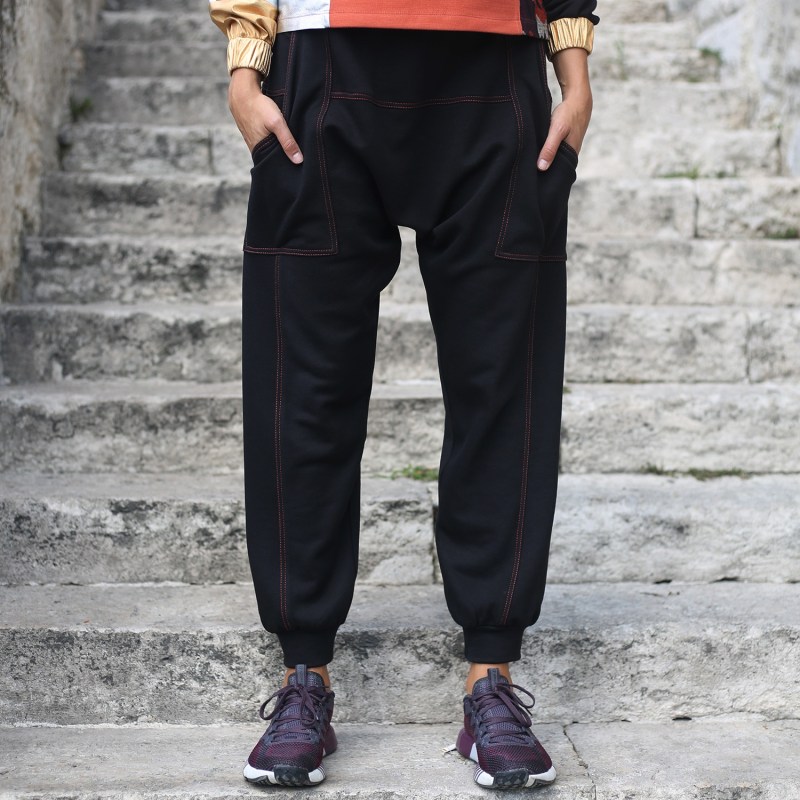 Thumbnail of Super Comfy Black Baggy Pants image