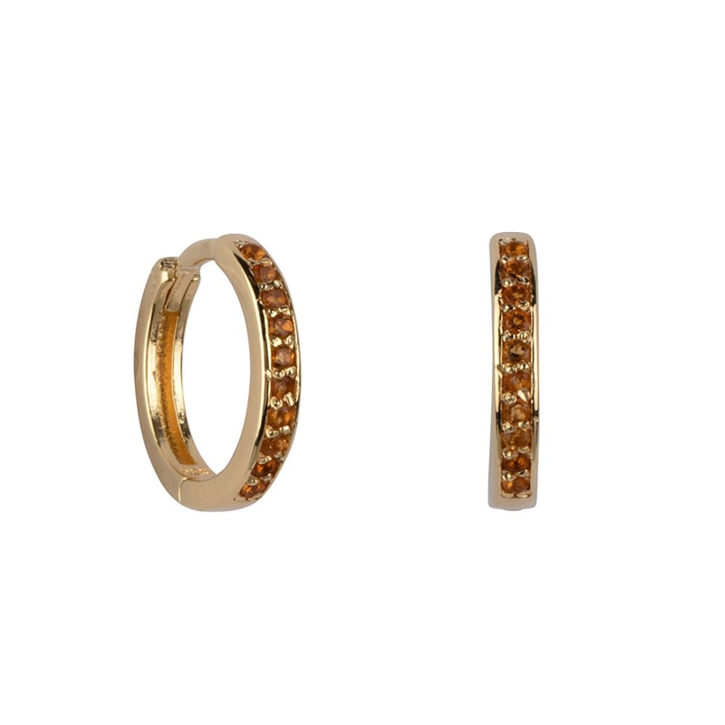 Thumbnail of Odyssey Citrine Hoops image