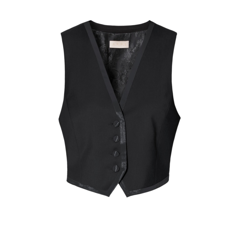 Suit vest fashion top