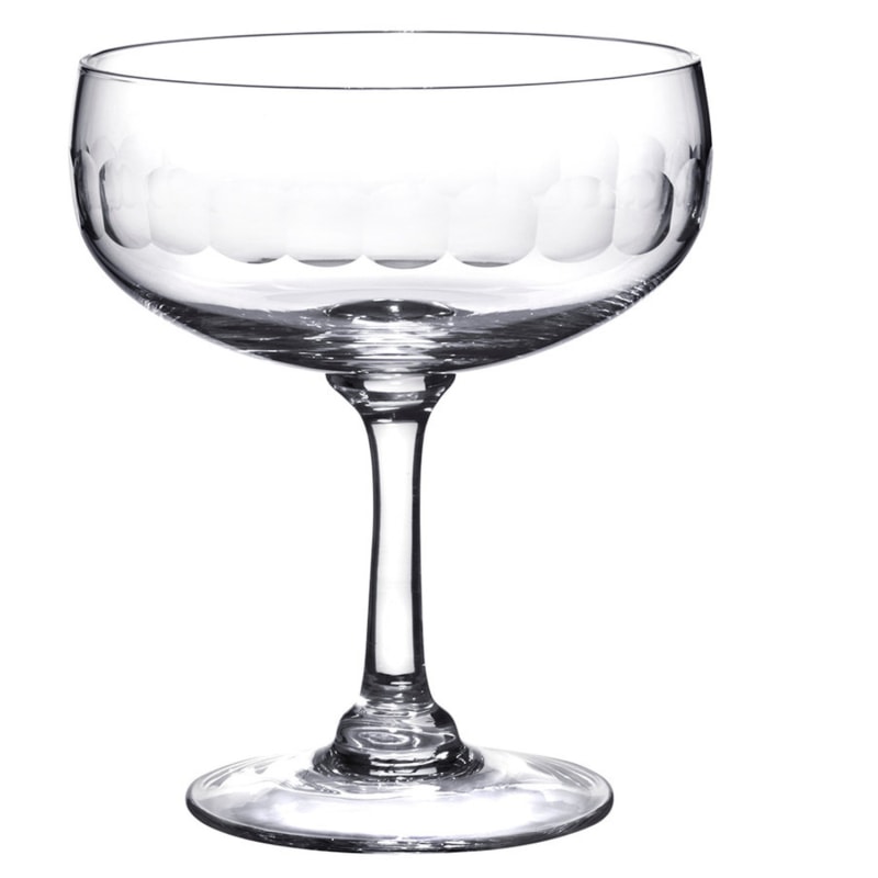 Thumbnail of A Set Of Four Cocktail Glasses With Lens Design image