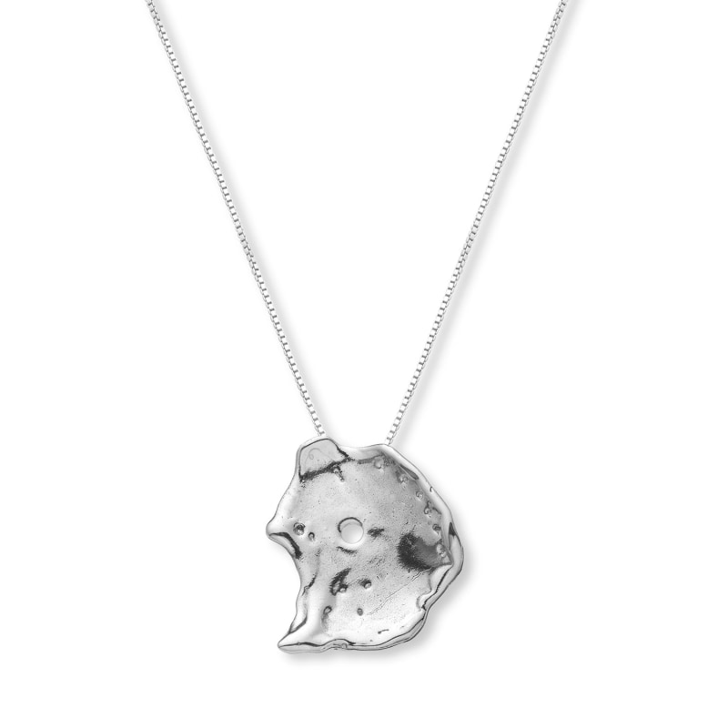 Thumbnail of Talisman Moon Necklace Silver image