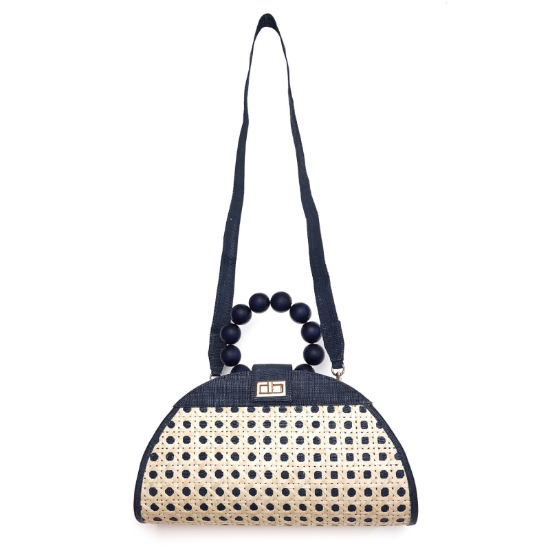 Thumbnail of The Isabella Black Rattan Woven Bag image