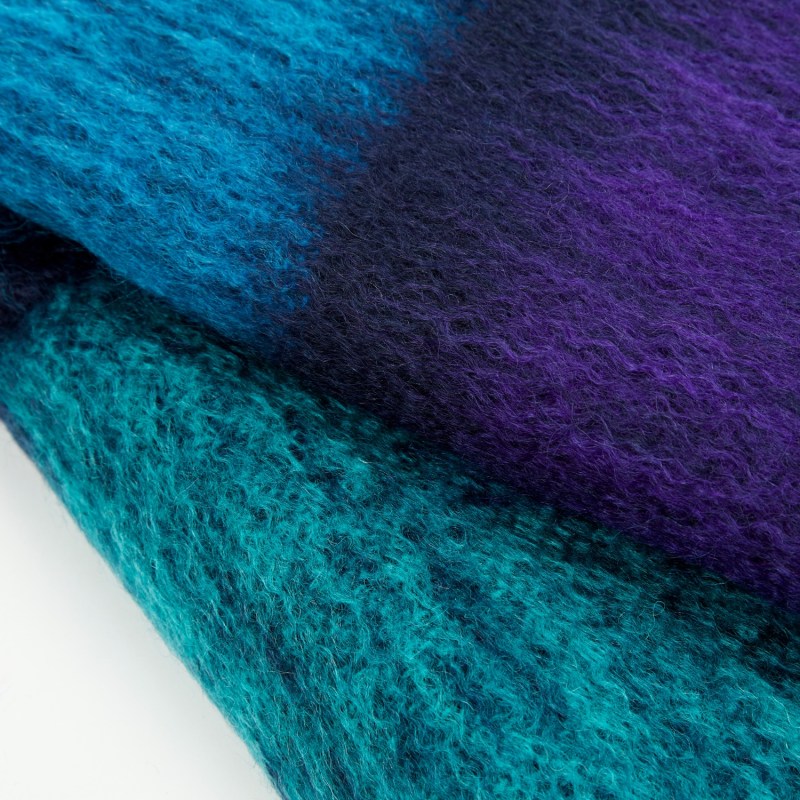 Thumbnail of Large Mohair Prism Throw In Irise image