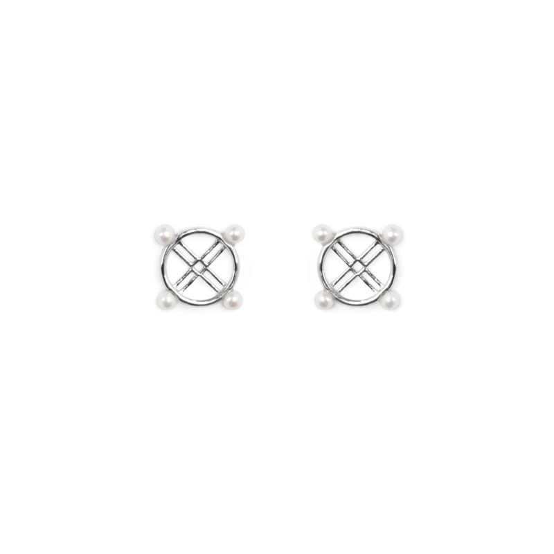 Thumbnail of Classic Ashore Earrings White Gold image