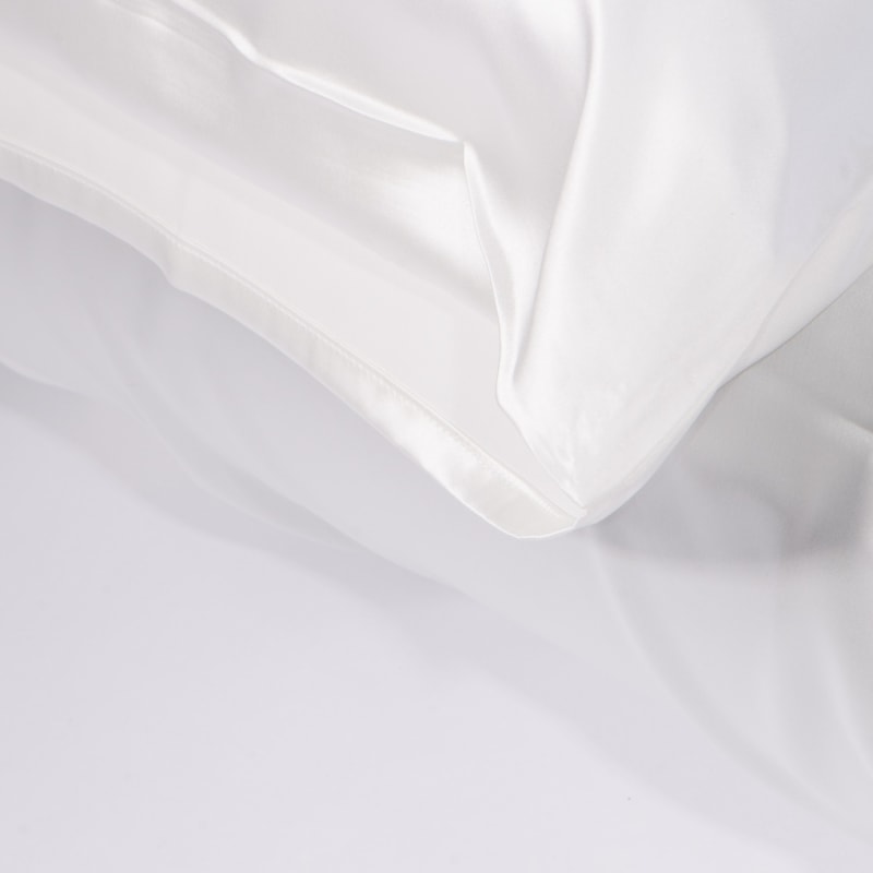 Thumbnail of White Silk Bedsheet image