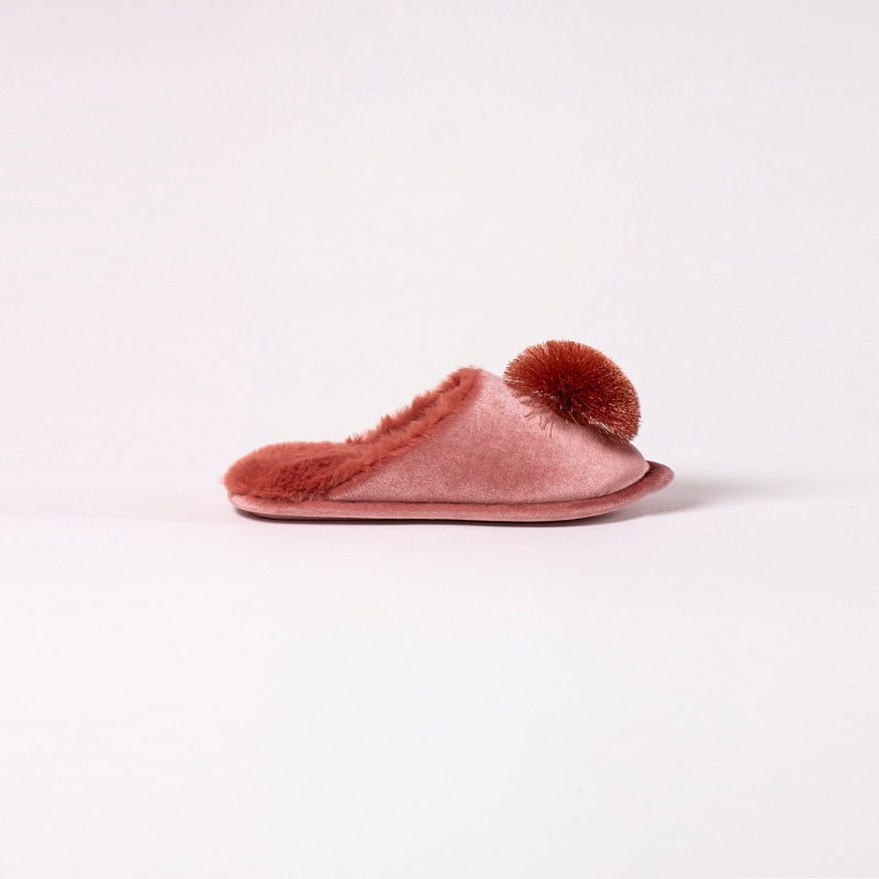 Thumbnail of Coco Mule Slipper In Terracotta image