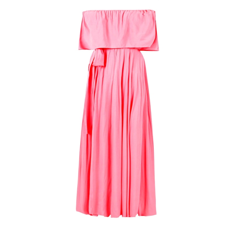 Morning Glory Maxi Dress Bubble Gum Pink Meghan Fabulous Wolf Badger