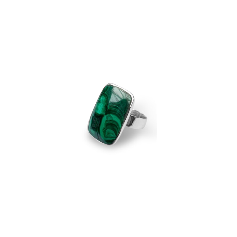 Thumbnail of La Stèle Malachite Rectangle Ring image