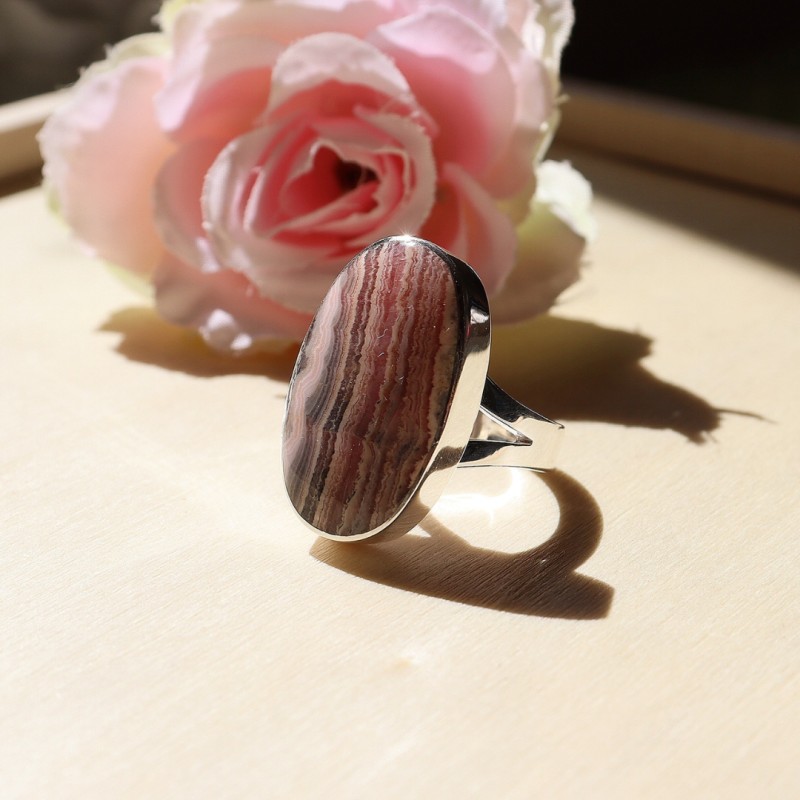 Thumbnail of La Stèle Rhodochrosite Ring image