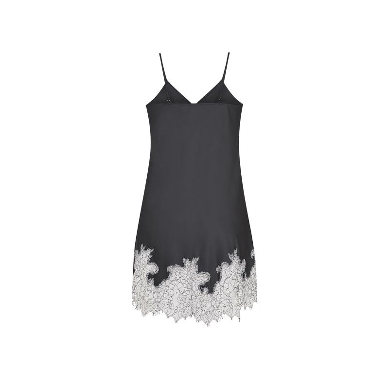 Thumbnail of Lace Detailed Mini Dress - Black&White Lace image