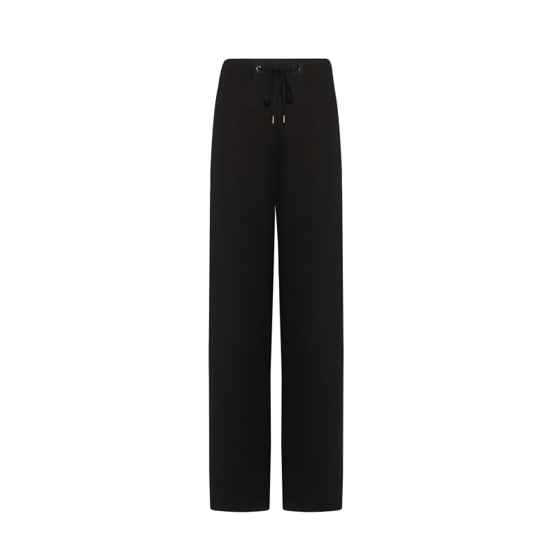 High-Waisted Wide Black Trousers by Rue Les Createurs