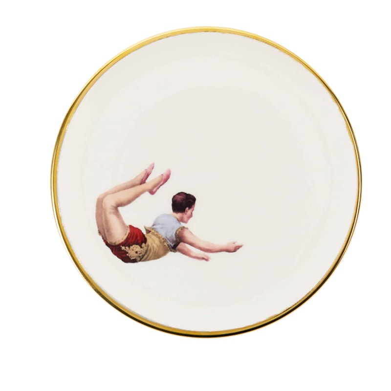 Thumbnail of Trapeze Boy Dinner Plate image