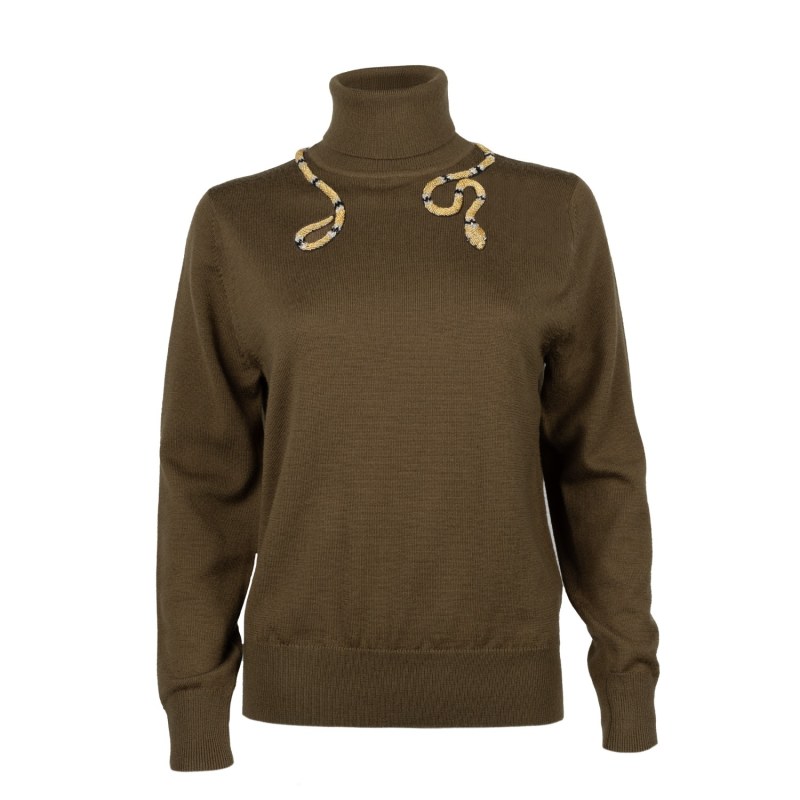 Gold roll neck jumper store
