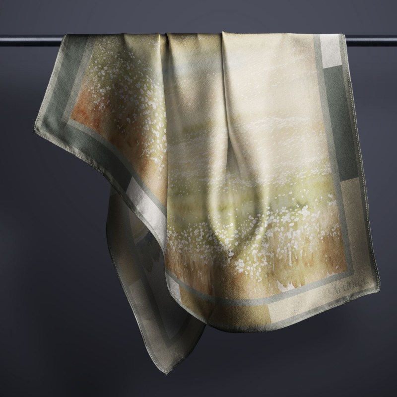 Thumbnail of Landscape Square Silk Scarf image