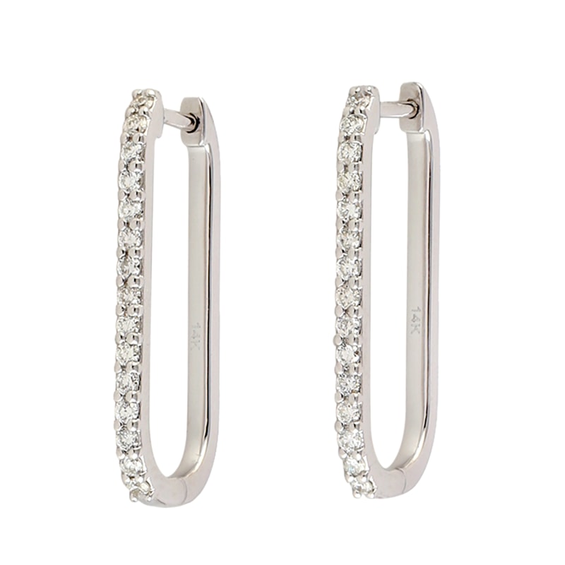 Micro pave deals earring