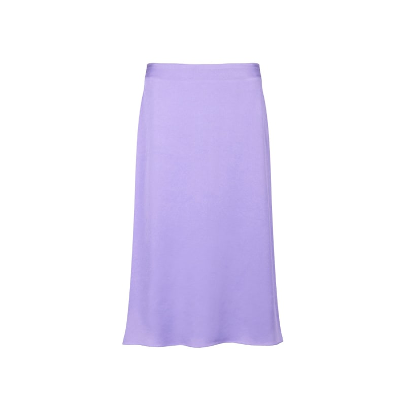 Thumbnail of Lavender Satin Skirt - Purple image