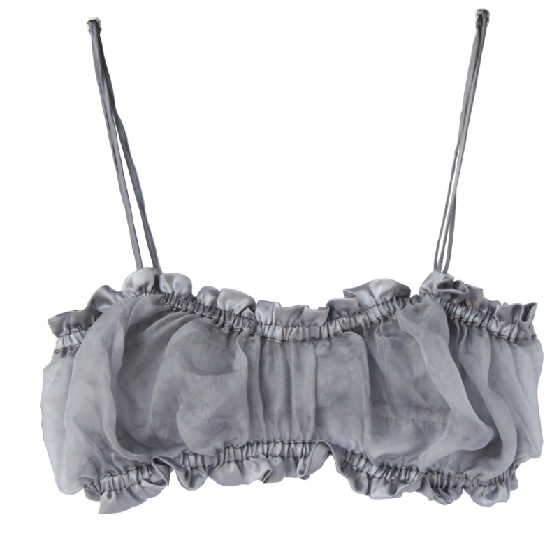 Sheer bandeau bra on sale
