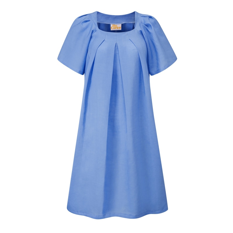 Thumbnail of A-Line Linen Jackie Dress Blue image