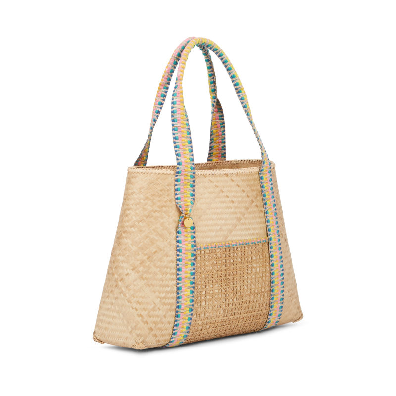 Bamboo beach bag discount