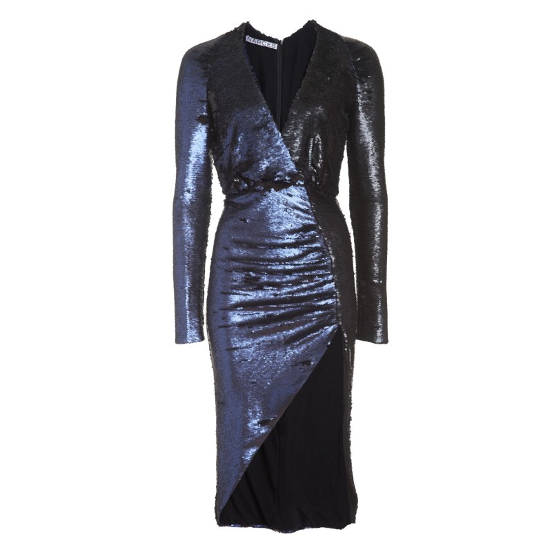 Thumbnail of Rei Sequin Wrap Dress image