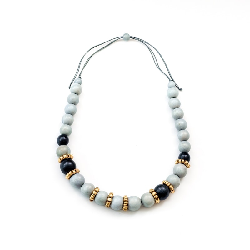 Thumbnail of Pompa Statement Necklace, Grey image