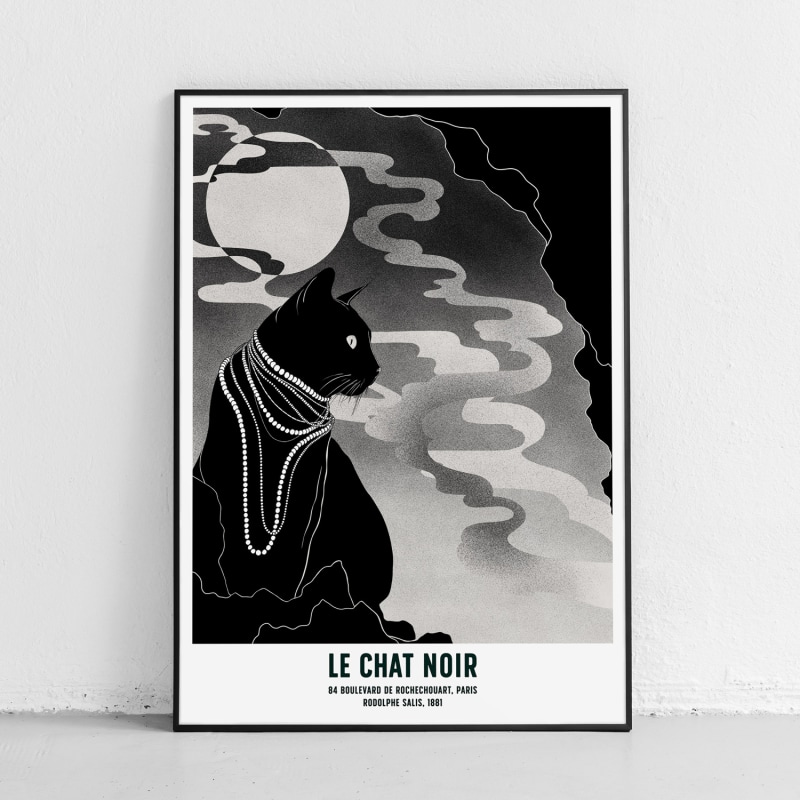 Thumbnail of Le Chat Noir - Art Print S image
