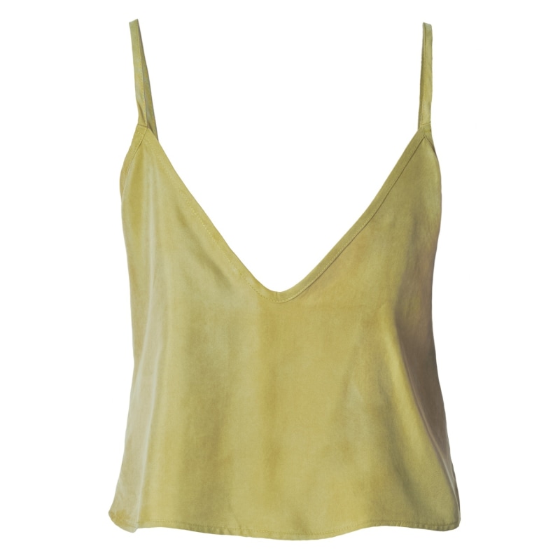 Thumbnail of Leaf Green Vegan Silk Camisole image