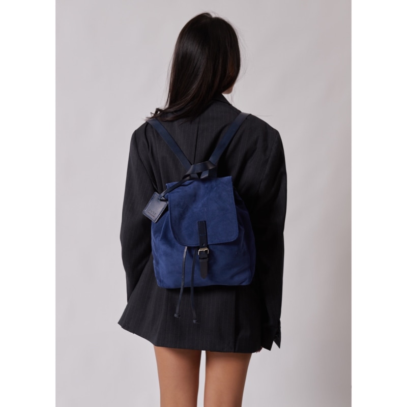 Thumbnail of Leather Backpack Blue Venice Collection image