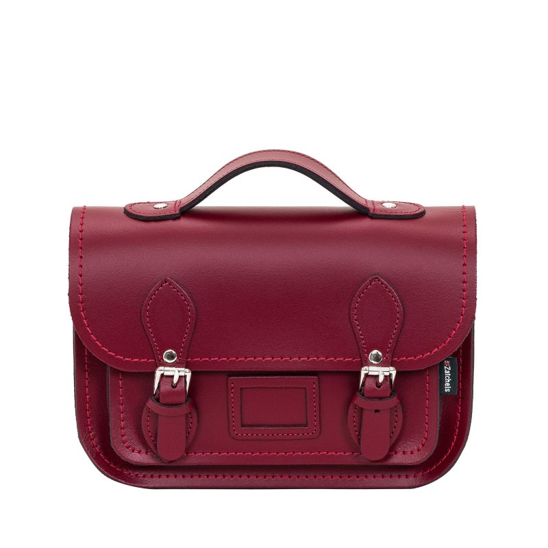 Leather Midi Satchel - Oxblood | Zatchels | Wolf & Badger