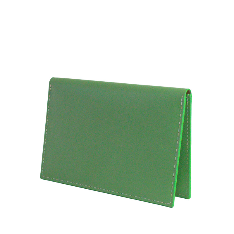 Thumbnail of Handmade Leather Passport Cover - Sea Green image