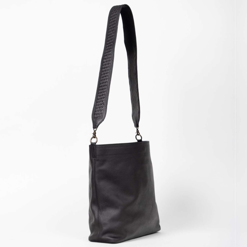 Thumbnail of Leather Tote Bag Black image