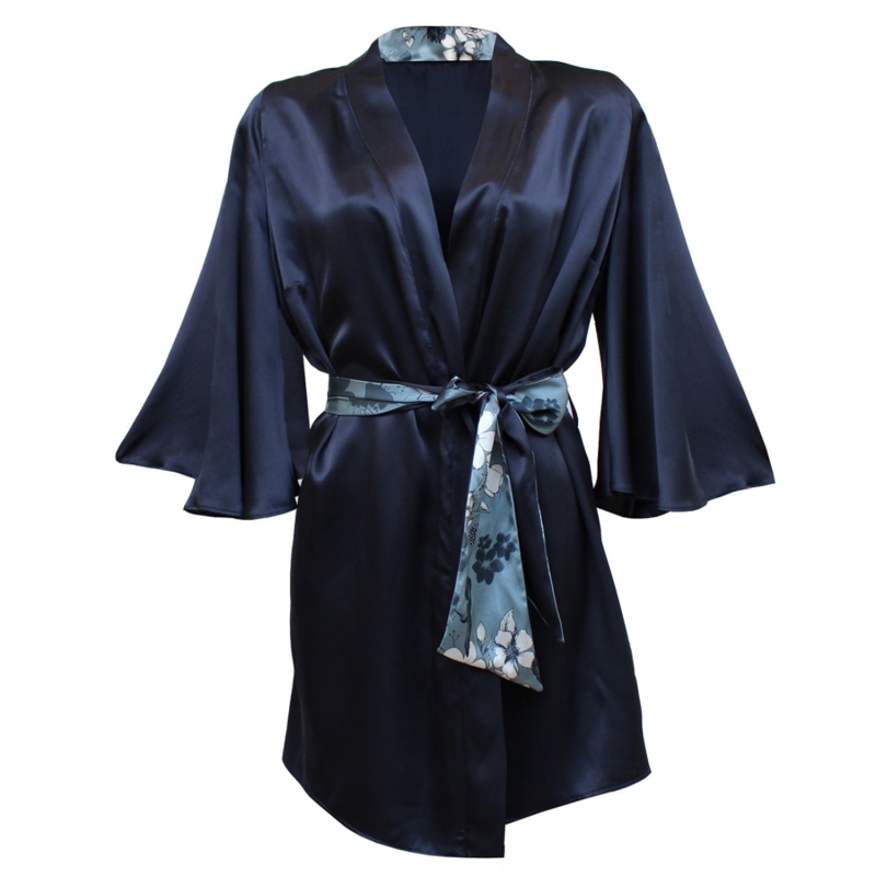 Thumbnail of Moonlight Mist Silk Kimono image