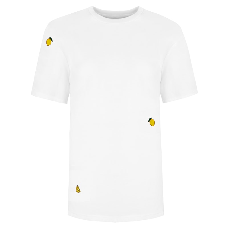 Thumbnail of Lemon Embroidered Organic Cotton T-Shirt Men image