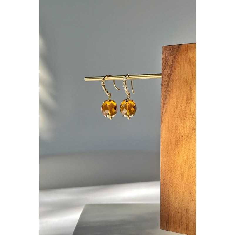 Thumbnail of Leni Earrings In Honey image