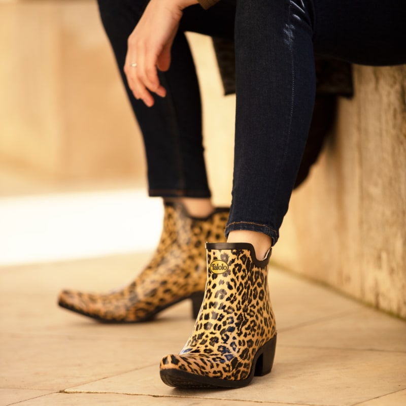 Cowboy boots leopard print store