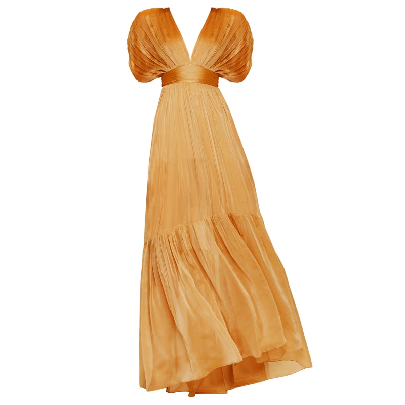 Thumbnail of Lerena Chiffon Evening Gown Orange image