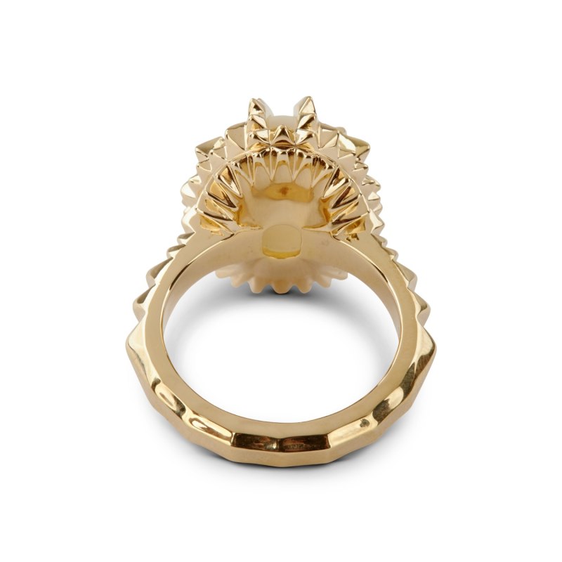 Thumbnail of Ivory Mother Of Pearl Ring Gold image