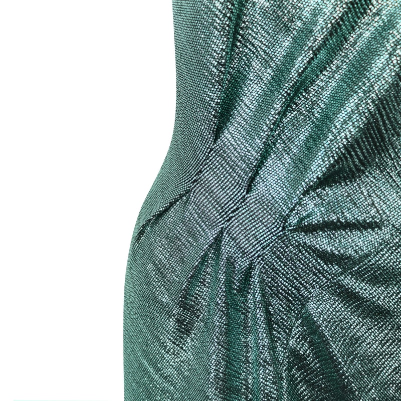 Thumbnail of Level Headed Green Metallic Dress image