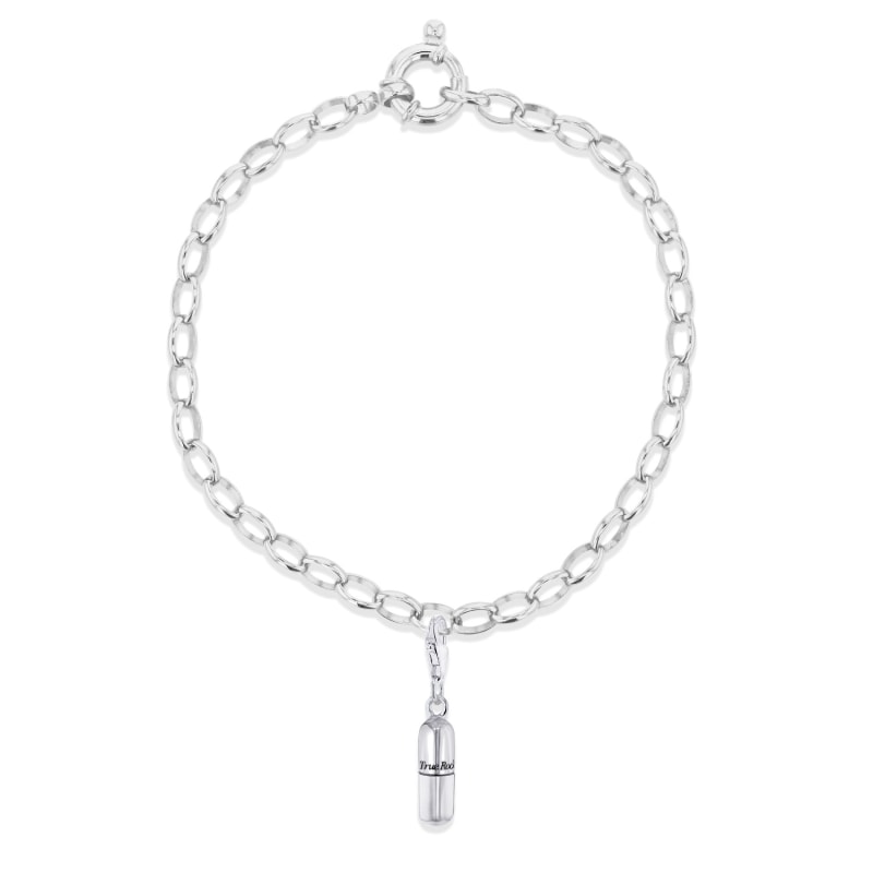 Pill charm bracelet hotsell