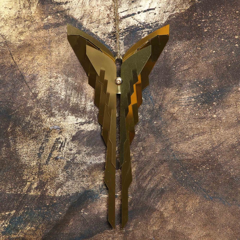 Laser Cut Brass Sculpture Silvia Serban Wolf & Badger