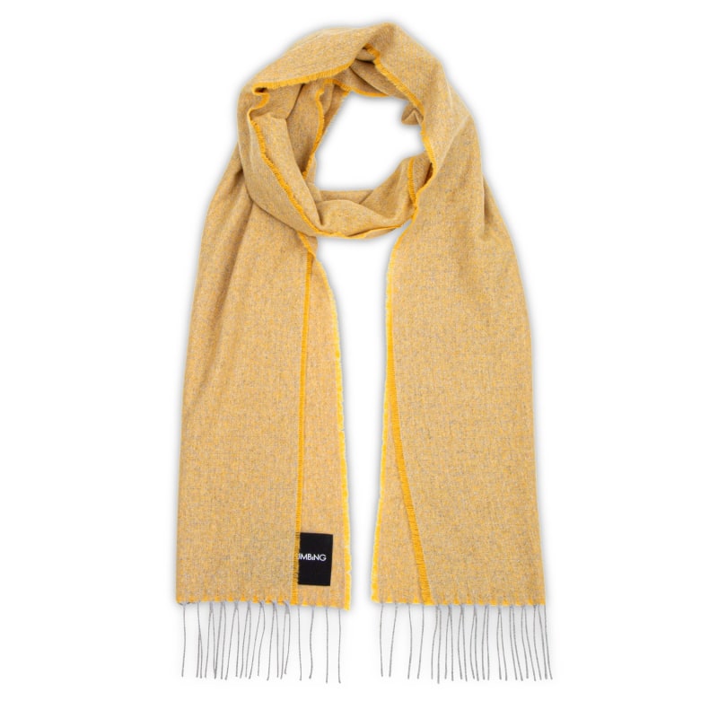 Thumbnail of Love Stories Cashmere Scarf - Burnt Yellow image