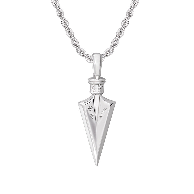 Thumbnail of Arrowhead Meteorite Sterling Silver Necklace image