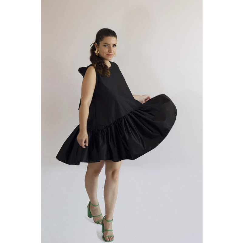 Thumbnail of LíRio - Black Dress With Ruffle image