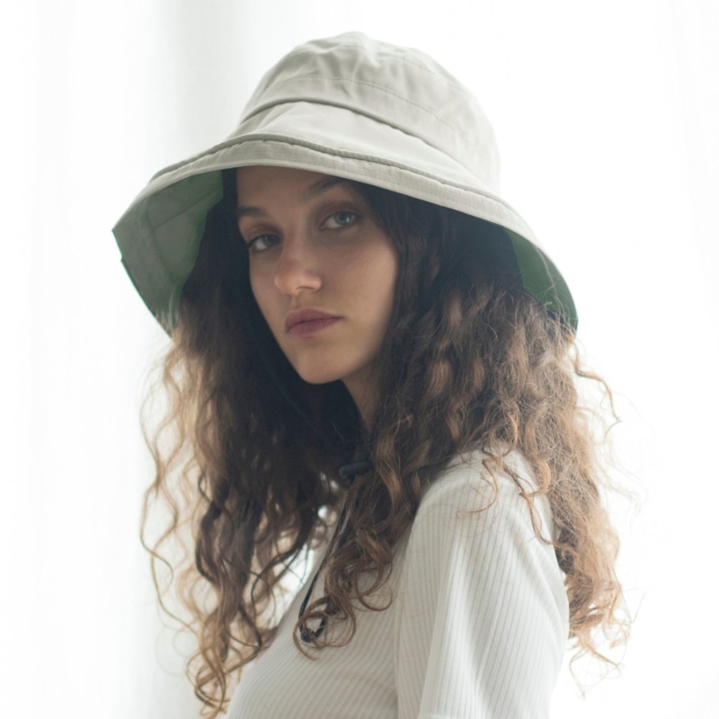 Thumbnail of Light Grey Sun Protection Hat For Women image