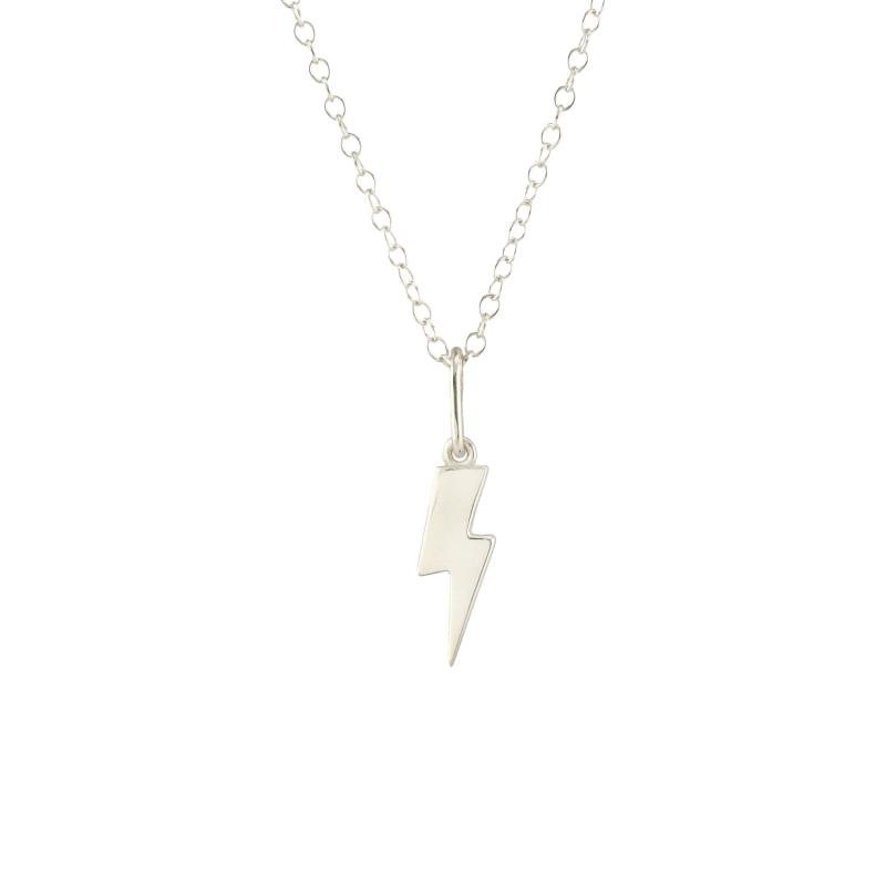 Lightning sales necklace silver
