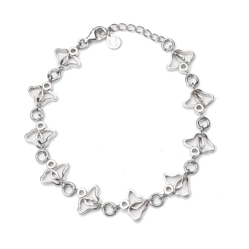 Thumbnail of Lilac Chain Bracelet - Silver image