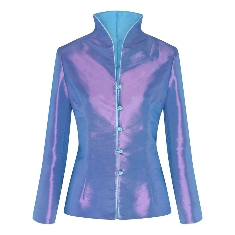 Thumbnail of Lilac Ice Blue Reversible Short Holden Jacket image