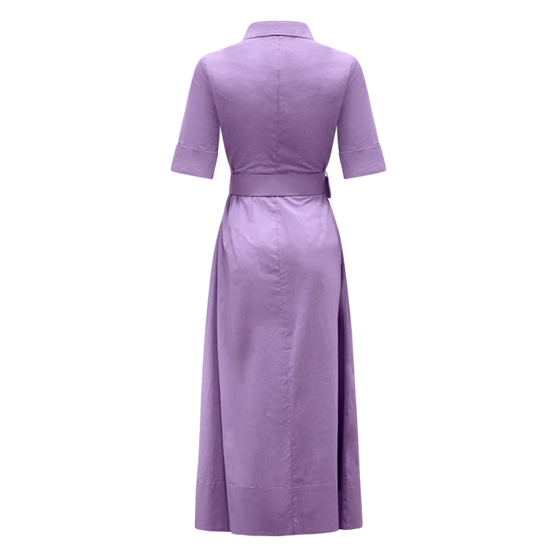 Thumbnail of Lilac Kate Dress A-Line In Cotton Spandex image