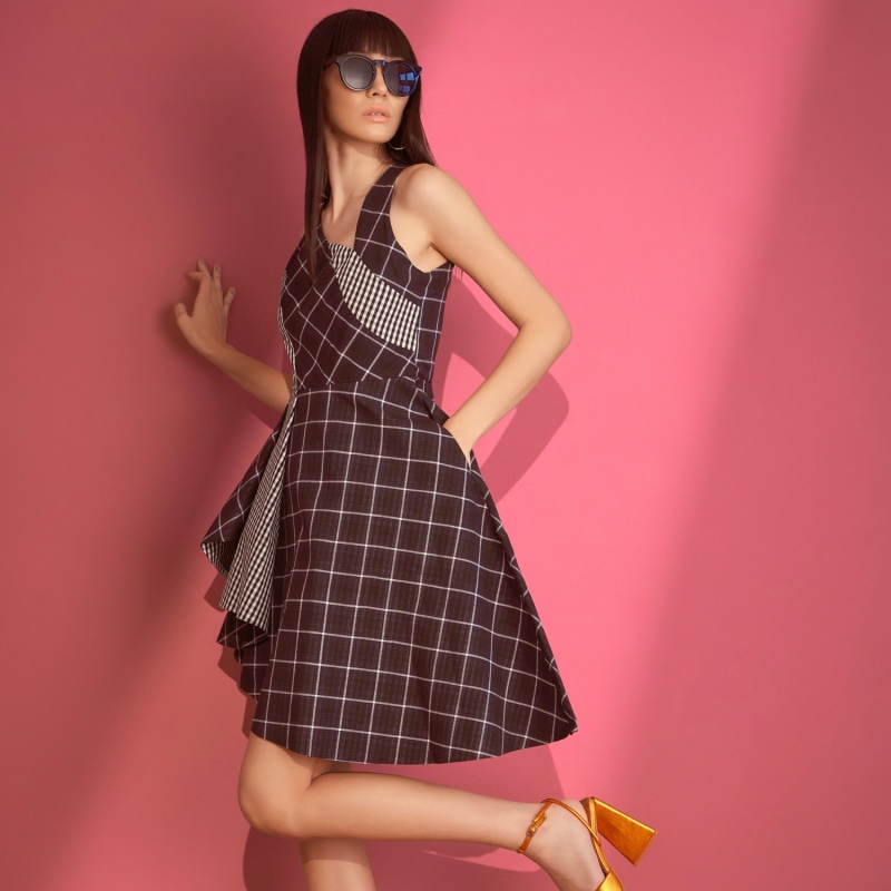 Thumbnail of Lily Dress - Checks Prints image